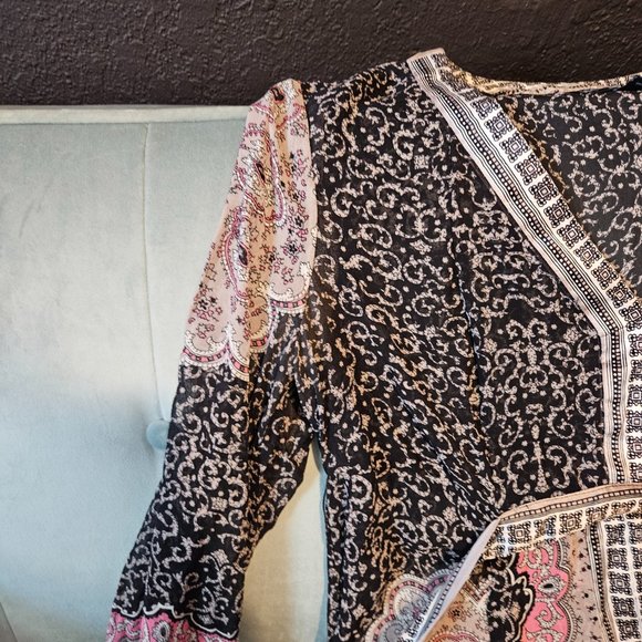 Bohemian Style Mini Dress - Picture 3 of 3